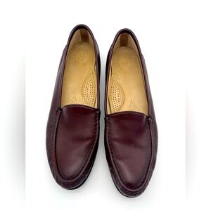 Women's SAS TRIPAD loafers Burgundy Leather size 11 shoe comfort office career